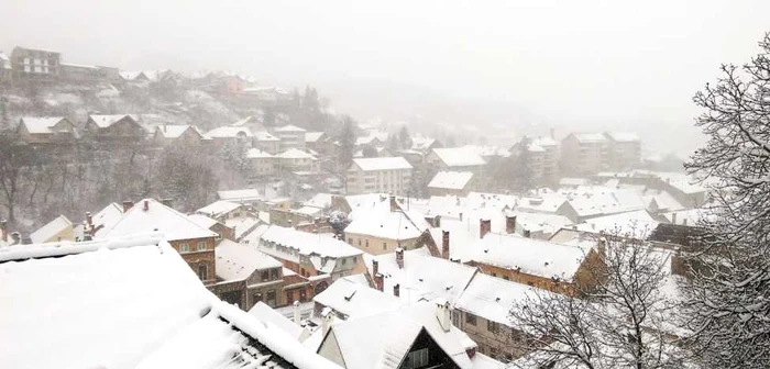 Iarna şi-a intrat în drepturi la Braşov.