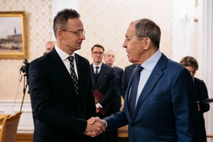 Peter Szijjarto și Serghei Lavrov