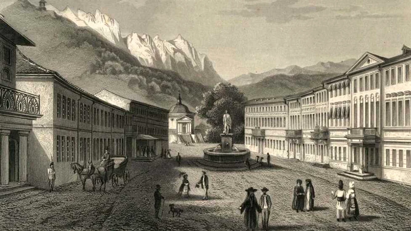 baile herculane in trecut