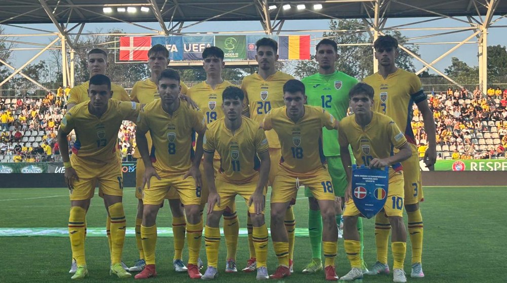 Naționala U19 de fotbal a României, rezultat de senzație la Europene: calificare în semifinale, după 3-0 cu Danemarca