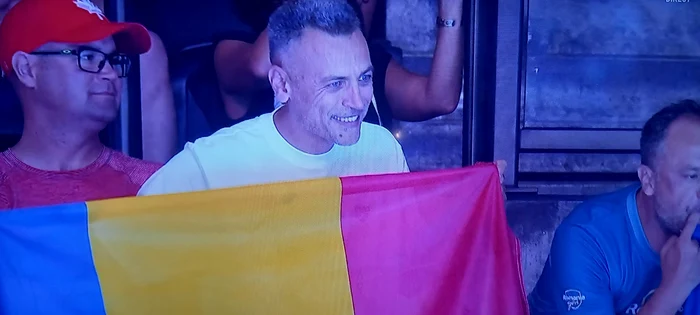 Mihai Popovici, tatăl lui David, în tribune, când fiul său a cucerit aurul olimpic