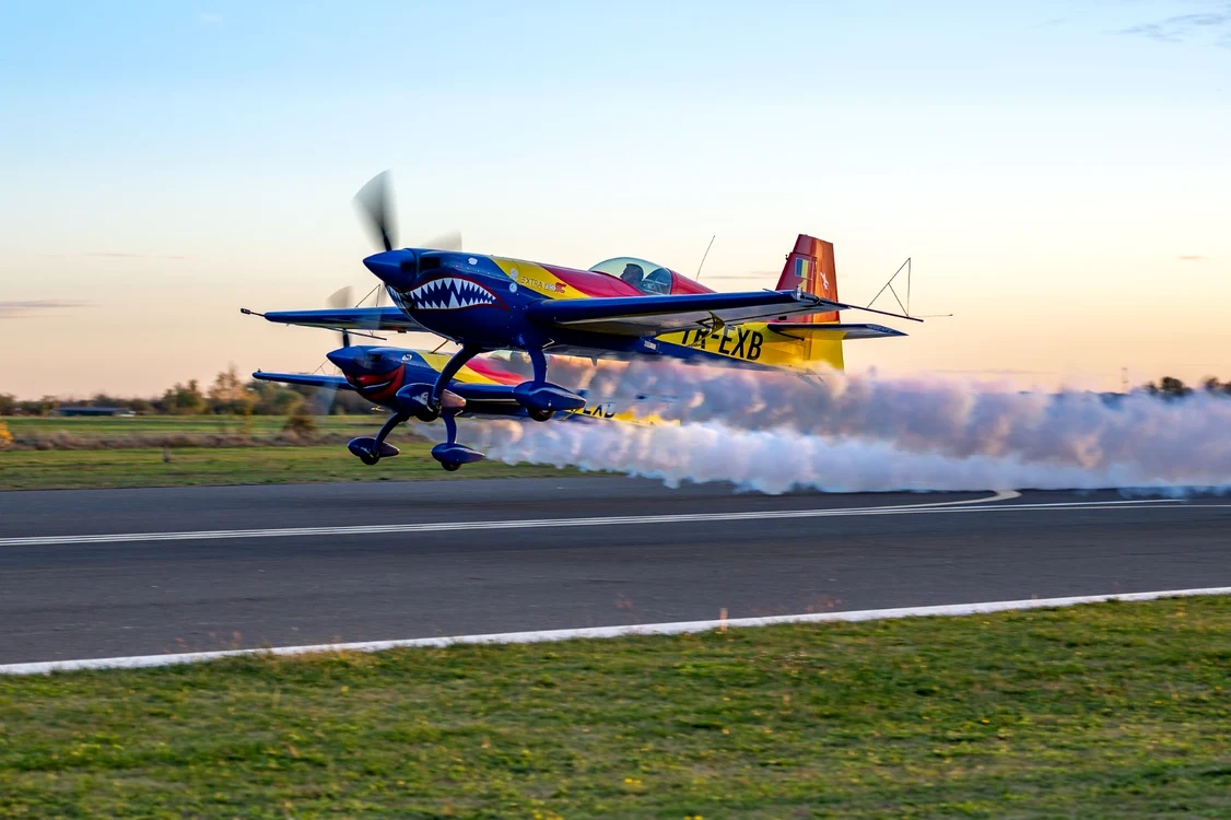 Pe aerodrom