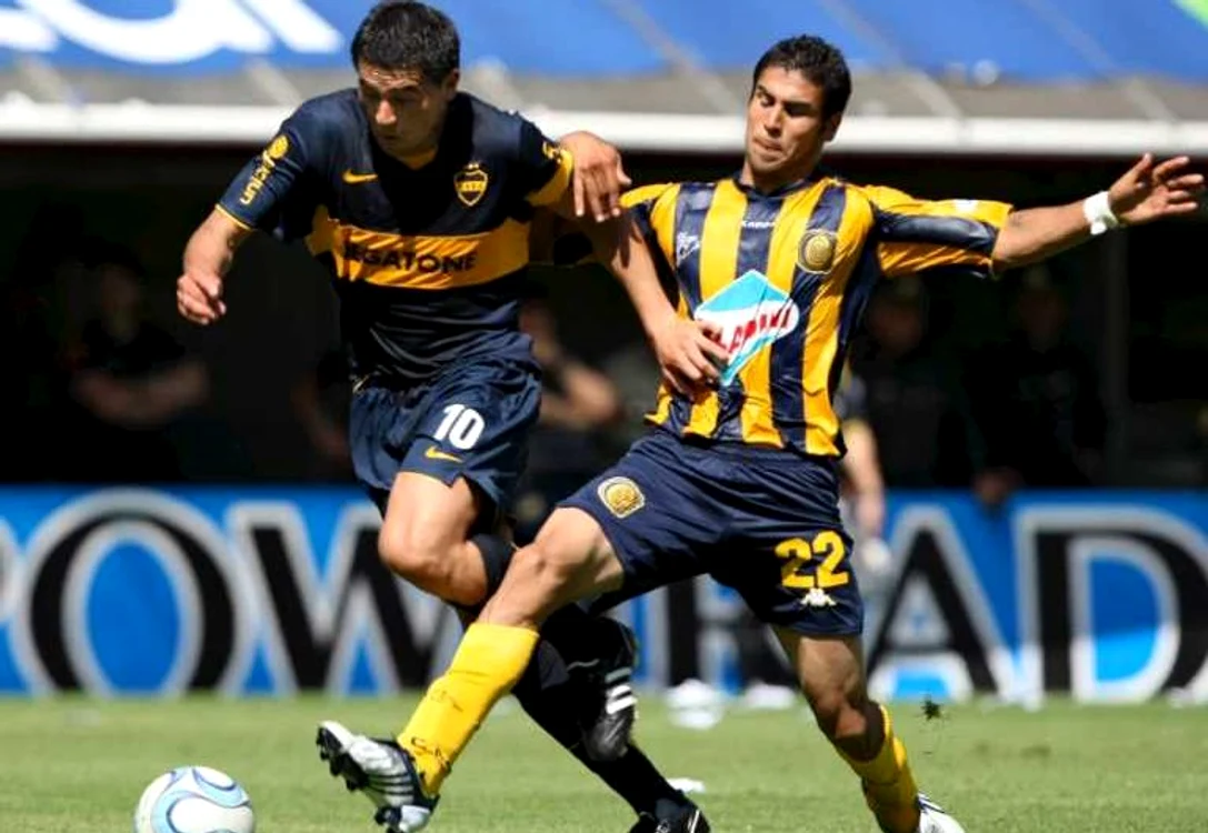 Juan Roman Riquelme (stânga) a jucat timp de doi ani la Boca Juniors EPA