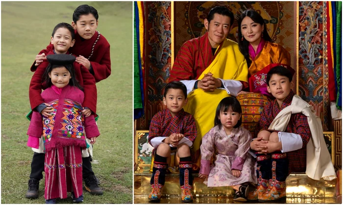 Micii prinți din Bhutan, Prințul Jigme Namgyel, Ugyen și Sonam   Casa Regală bhutaneză jpg