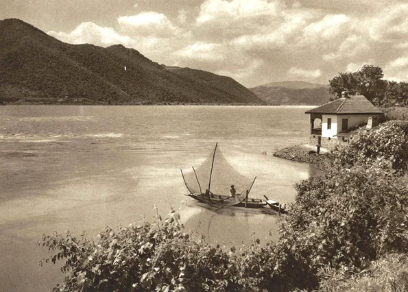 Dunărea la Porțile de Fier, în perioada interbelică (© iMAGO Romaniae)