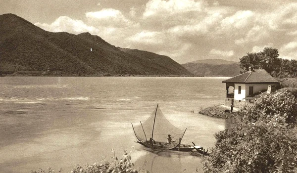 Dunărea la Porțile de Fier, în perioada interbelică (© iMAGO Romaniae)