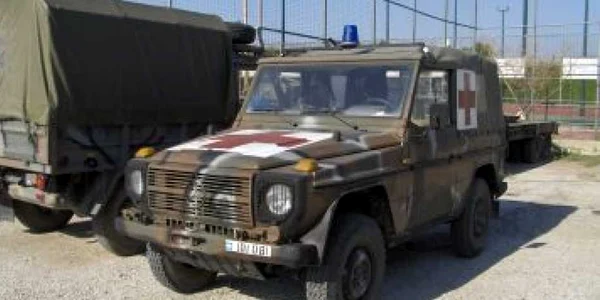 Alba: Vehicul militar, implicat în accident de circulaţie pe DN 7