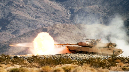 Tancurile americane M1 Abrams au o putere de foc redutabilă