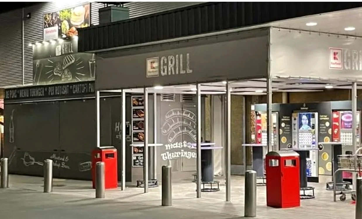 Kaufland Grill a fost închis la Alba Iulia FOTO alba24.ro