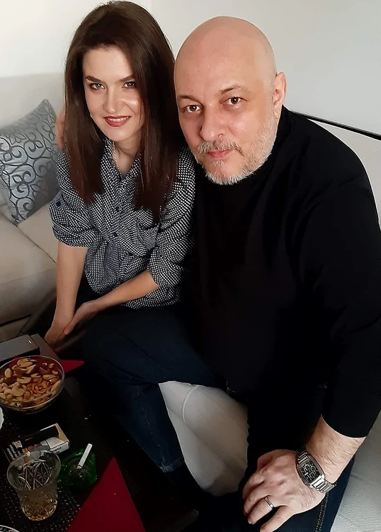Marius Dragomir și soția lui, Nicoleta. Foto: Facebook