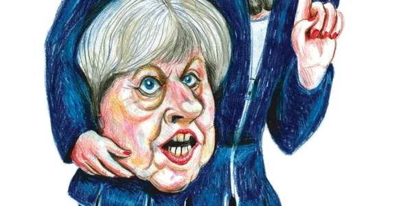 Theresa May apare decapitata in revista Charlie Hebdo FOTO The Telegraph