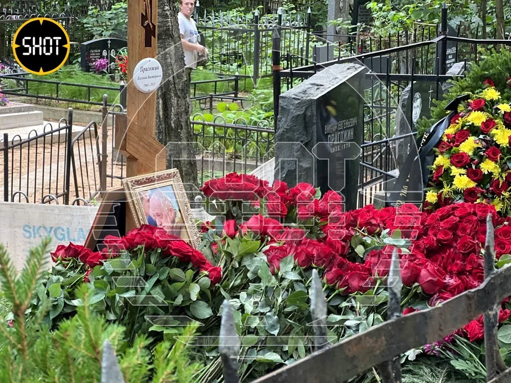 Evgheni Prigojin, înmormântat la Sankt Petersburg FOTO X (Twitter)