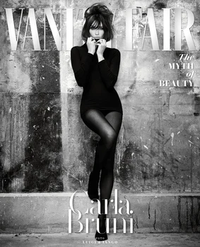 Carla Bruni, pe coperta „Vanity Fair” de septembrie. FOTO: Instagram