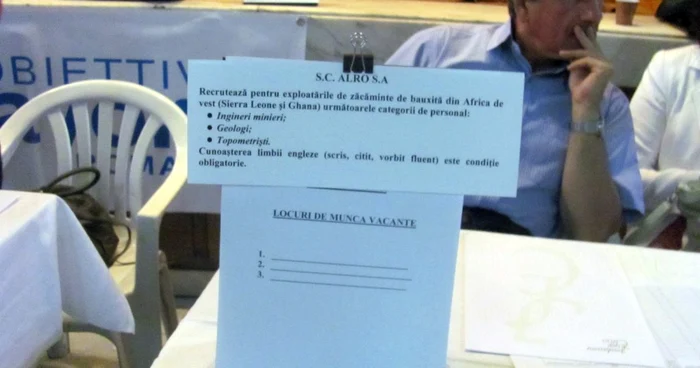 Alro Slatina şi-a prezentat oferta de recrutare şi la bursa locurilor de muncă pentru absolvenţi