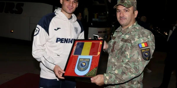 Vizită surpriză pentru tricolori la Zenica FOTO: FRF