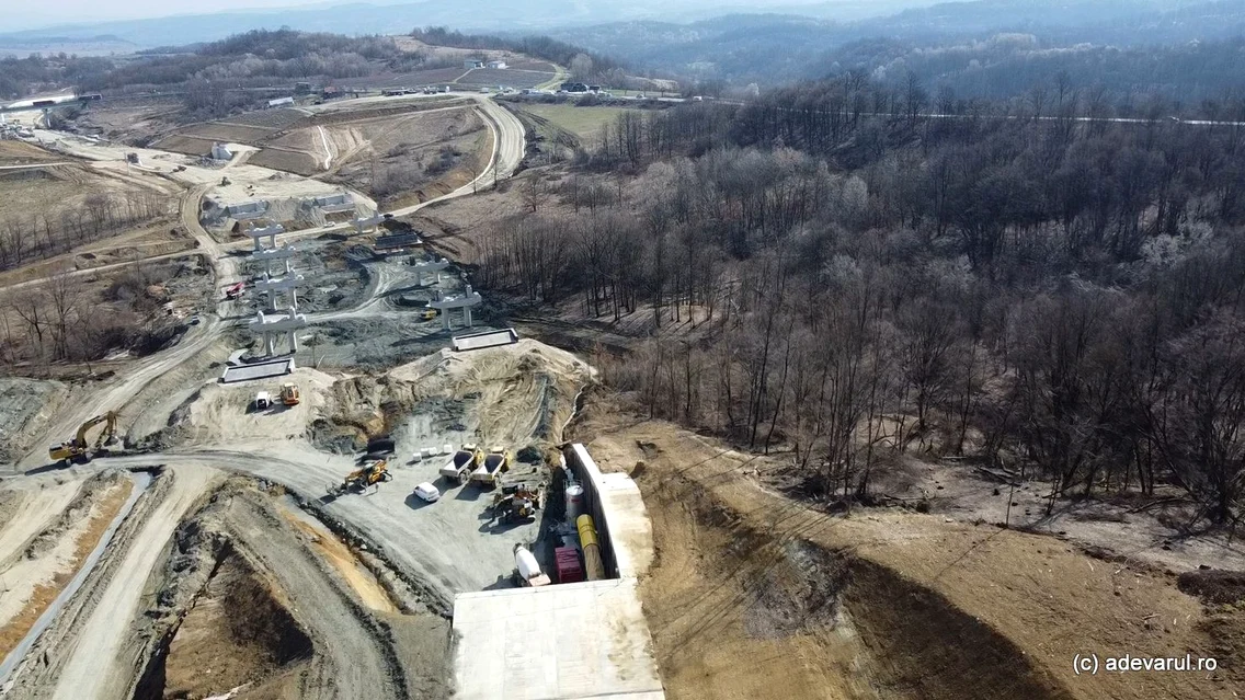 Autostrada vestului Lugoj Deva in șantier Foto Daniel Guță ADEVĂRUL (20) JPG