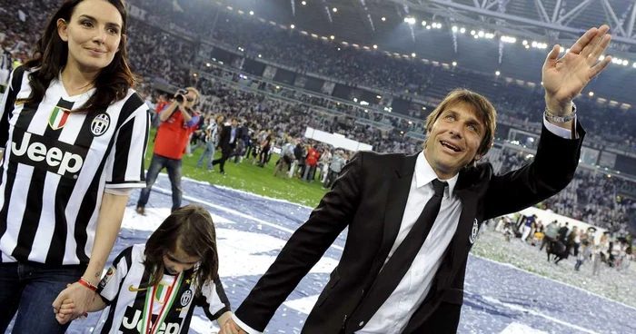 Antonio Conte a jucat 13 ani la Juventus, între 1991 şi 2004 FOTO Reuters