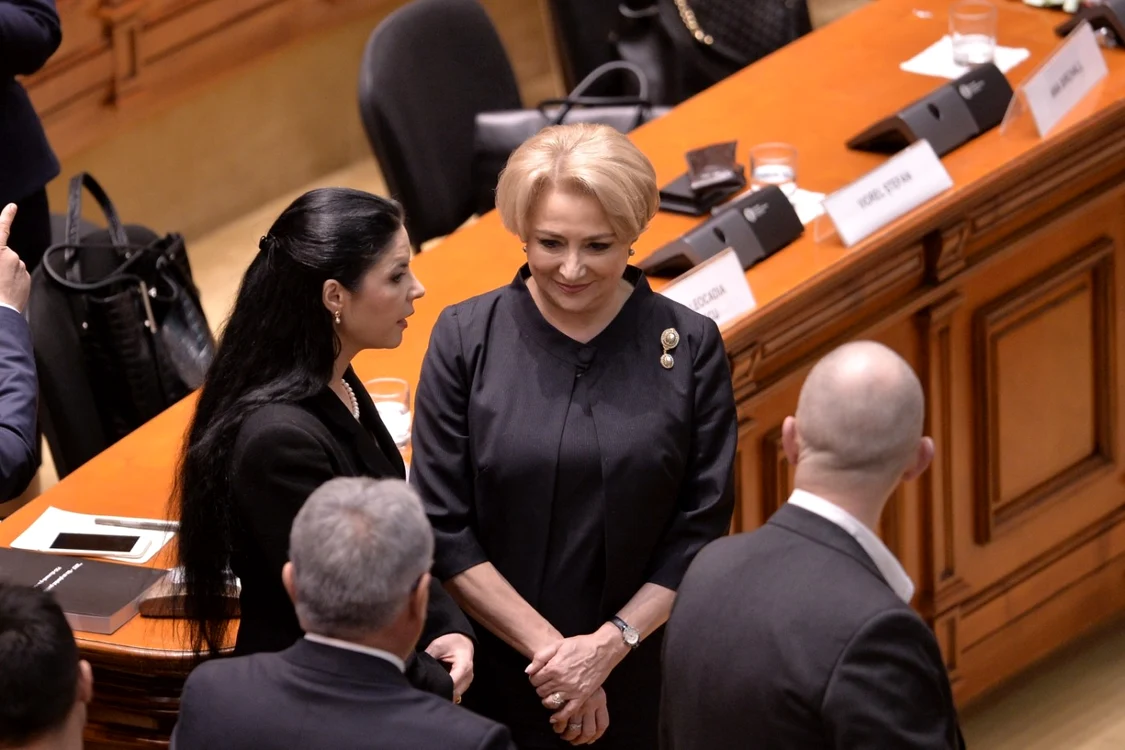Ana Birchall şi Viorica Dăncilă FOTO Mediafax Foto / Alexandru Dobre