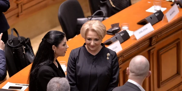 Ana Birchall - Viorica Dăncilă / FOTO Mediafax Foto / Alexandru Dobre