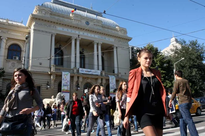 Studenţii în prima zi din anul universitar