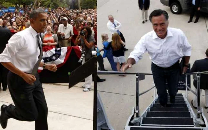 Democratul Barack Obama şi republicanul Mitt Romney se vor confrunta la alegerile prezidenţiale din SUA programate pentru 6 noiembrie 2012 FOTO: Reuters