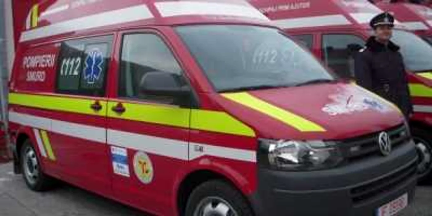 Bărbatul a fost transportat cu SMURD-ul la UPU Cluj-Napoca (arhivă)