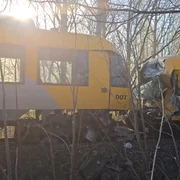 Accident feroviar grav în Danemarca. FOTO: captură video https://jyllands-posten.dk