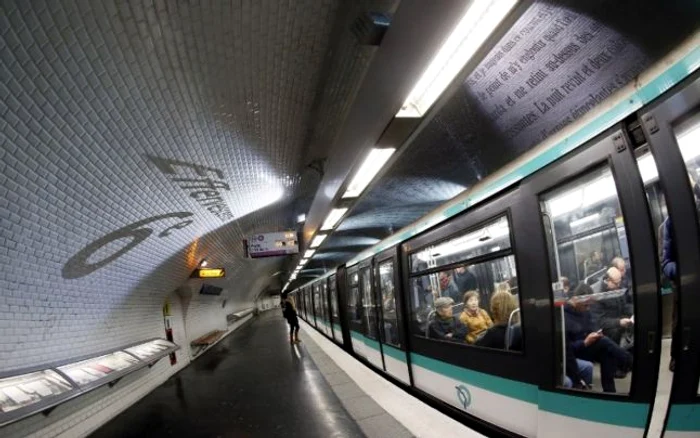 Metrou Paris. FOTO AFP