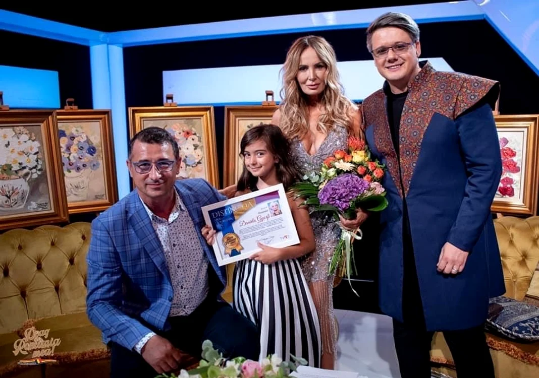 Maria și părinții ei, în emisiunea lui Fuego
