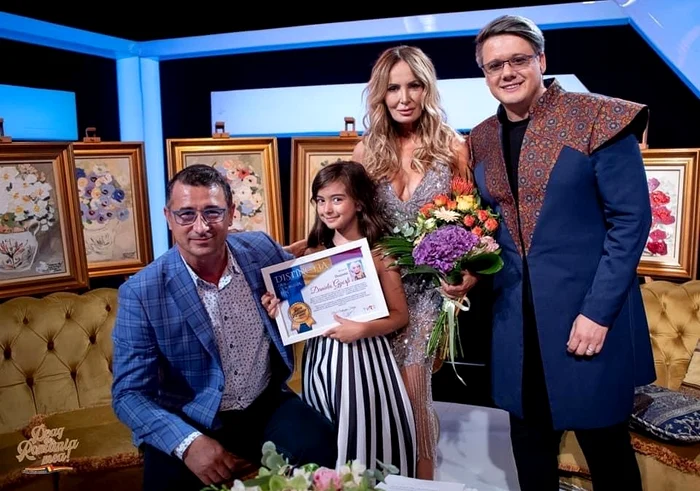 Maria și părinții ei, în emisiunea lui Fuego