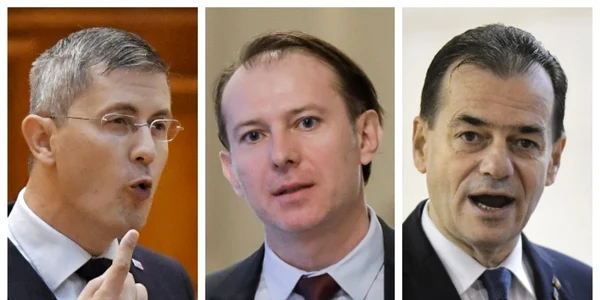 (articol) Dan Barna & Florin Cîţu & Ludovic Orban (foto Mediafax Foto & Inquam Photos)
