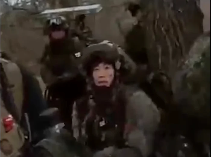 Soldat nord-coreean în regiunea Kursk FOTO Captură