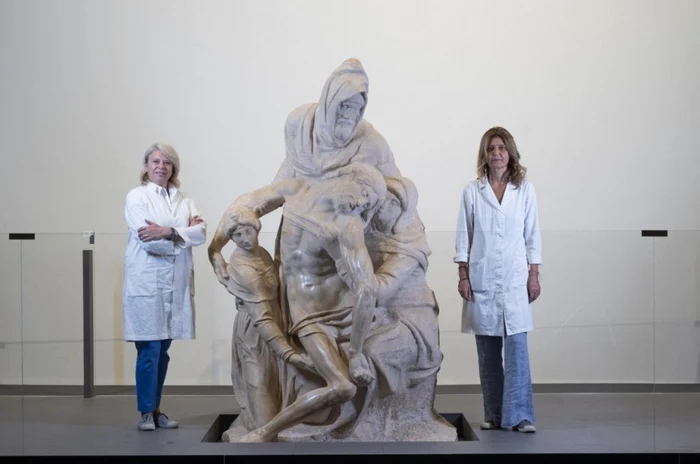 Sculptura Pieta a lui Mihelangelo restaurata - AFP