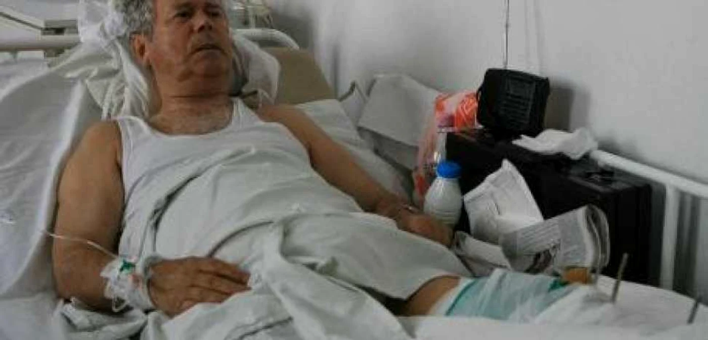Gheorghe Chioaru, pe patul de spital