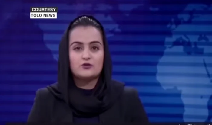 Prezentatoarea afgană care i-a luat primul interviu unui lider taliban a fugit din ţară FOTO captură Wion News