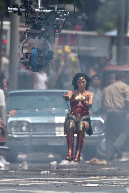 *EXCLUSIVE* Gal Gadot glides through the air for 'Wonder Woman 1984' *WEB MUST CALL FOR PRICING* jpeg