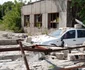 zid prabusit peste trei masini Foto Primaria Hunedoara 1 jpg