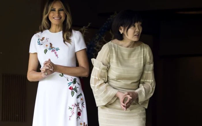 Melania Trump şi Akie Abe FOTO EPA-EFE