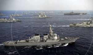 China spune că flota sa de vase de pescuit s-a adăpostit de vânt în Insulele Spratly FOTO captură You Tube/US Defense Military