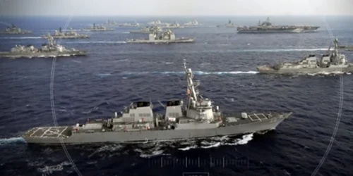 China spune că flota sa de vase de pescuit s-a adăpostit de vânt în Insulele Spratly FOTO captură You Tube/US Defense Military