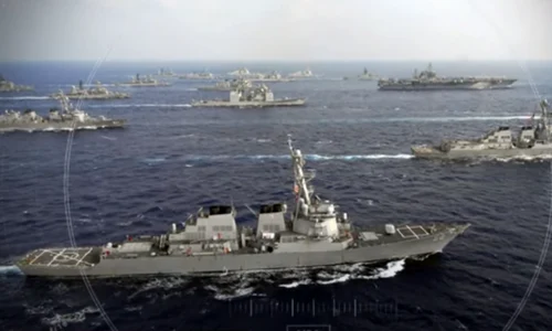 China spune că flota sa de vase de pescuit s-a adăpostit de vânt în Insulele Spratly FOTO captură You Tube/US Defense Military