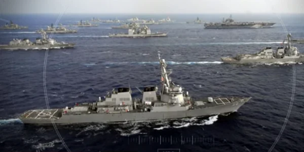 China spune că flota sa de vase de pescuit s-a adăpostit de vânt în Insulele Spratly FOTO captură You Tube/US Defense Military