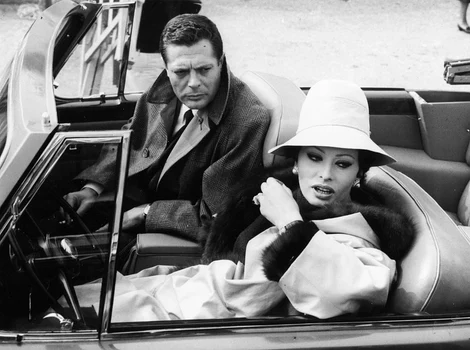 Marcello Mastroianni And Sophia Loren jpeg