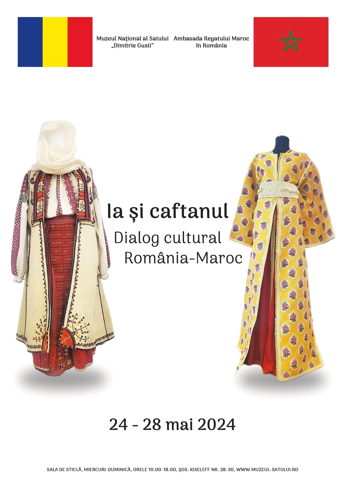 Expoziția „Ia și Caftanul, Dialog Cultural România-Maroc”