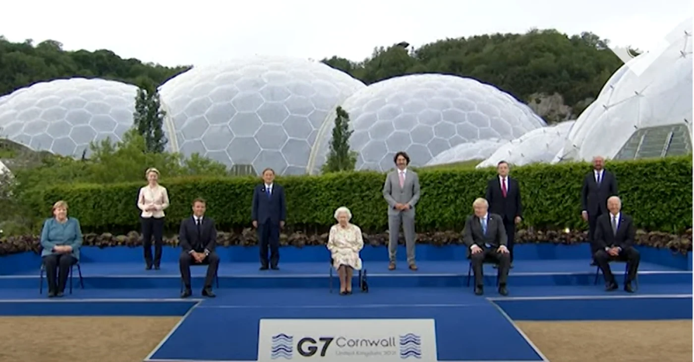 Regina Elisabeta a II-a la summitul G7 FOTO captură video