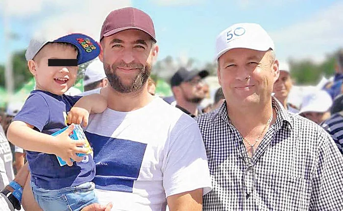 Marius Frănţescu (29 de ani) era fiul preşedintelui PNL Mioveni, Costel Frănţescu (dreapta)