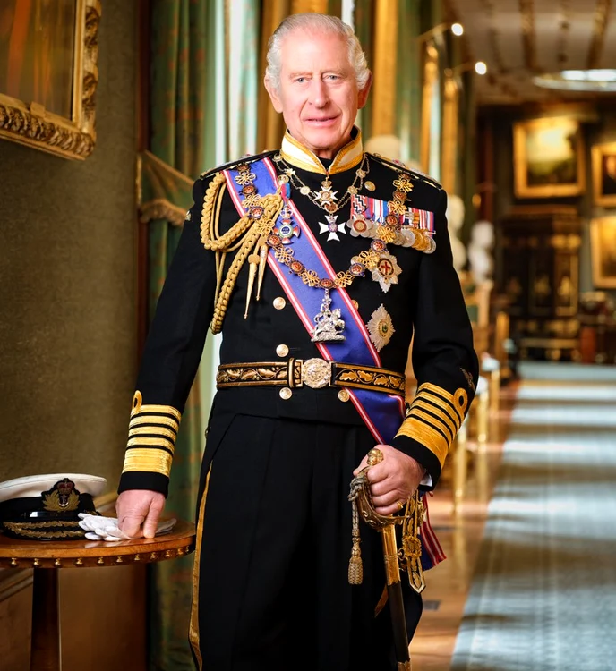 Portretul oficial al regelui Charles al III-lea FOTO Facebook King Charles III