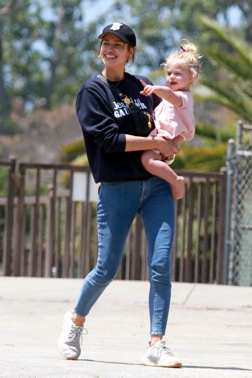 Irina Shayk alături de fiica sa