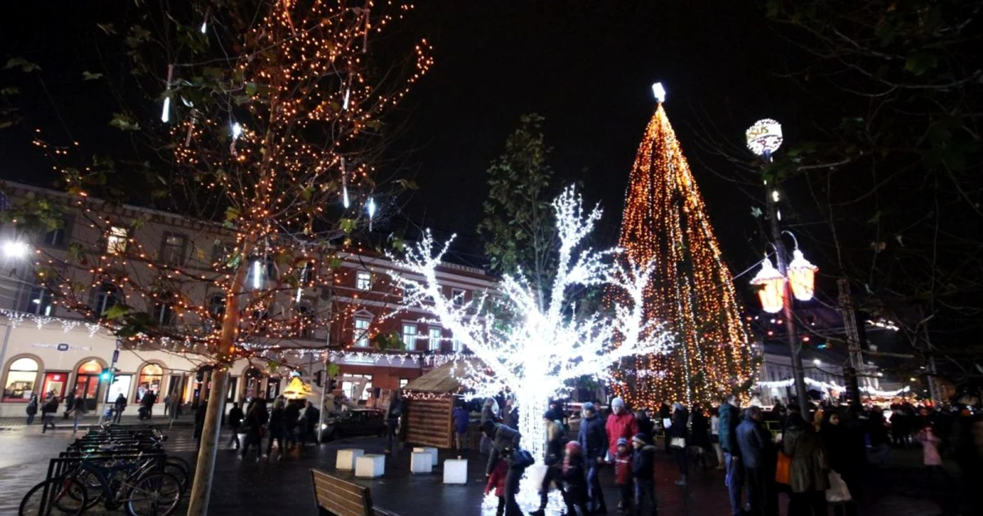 Iluminat festiv la Cluj