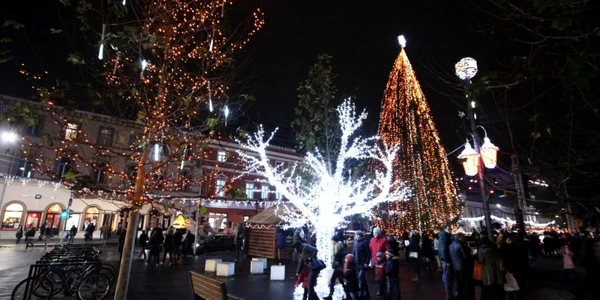 Iluminat festiv la Cluj